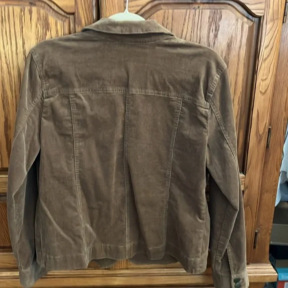 Charter club tan corduroy jacket, size medium - Picture 3 of 5